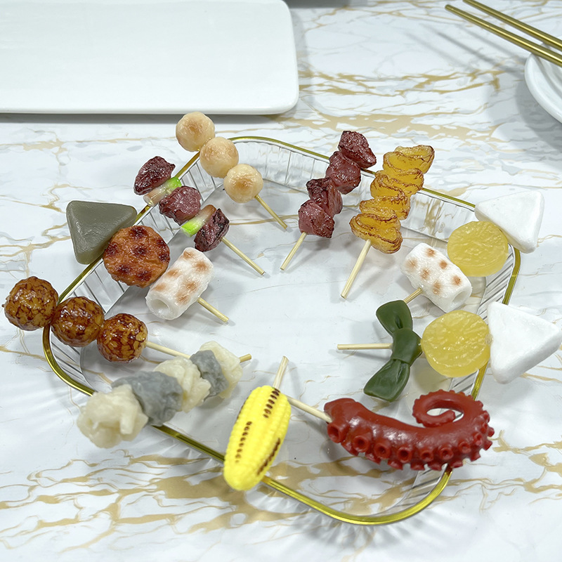 Centerpiece Stick - Neue Simulation Lebensmittel Schlüsselanhänger PVC Lebensmittel