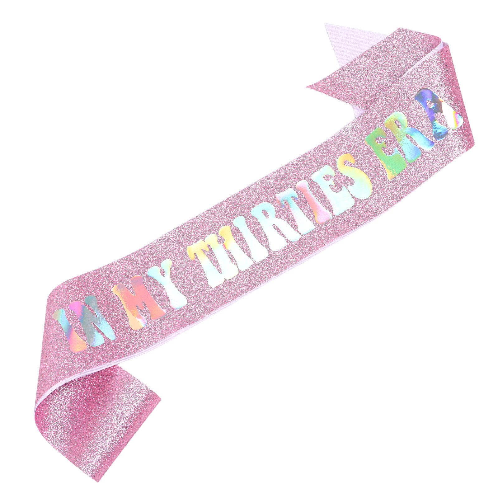 Birthday Sash Glitter - Schillernde Glitzer-Geburtstagsschleife für Frauen in meinen