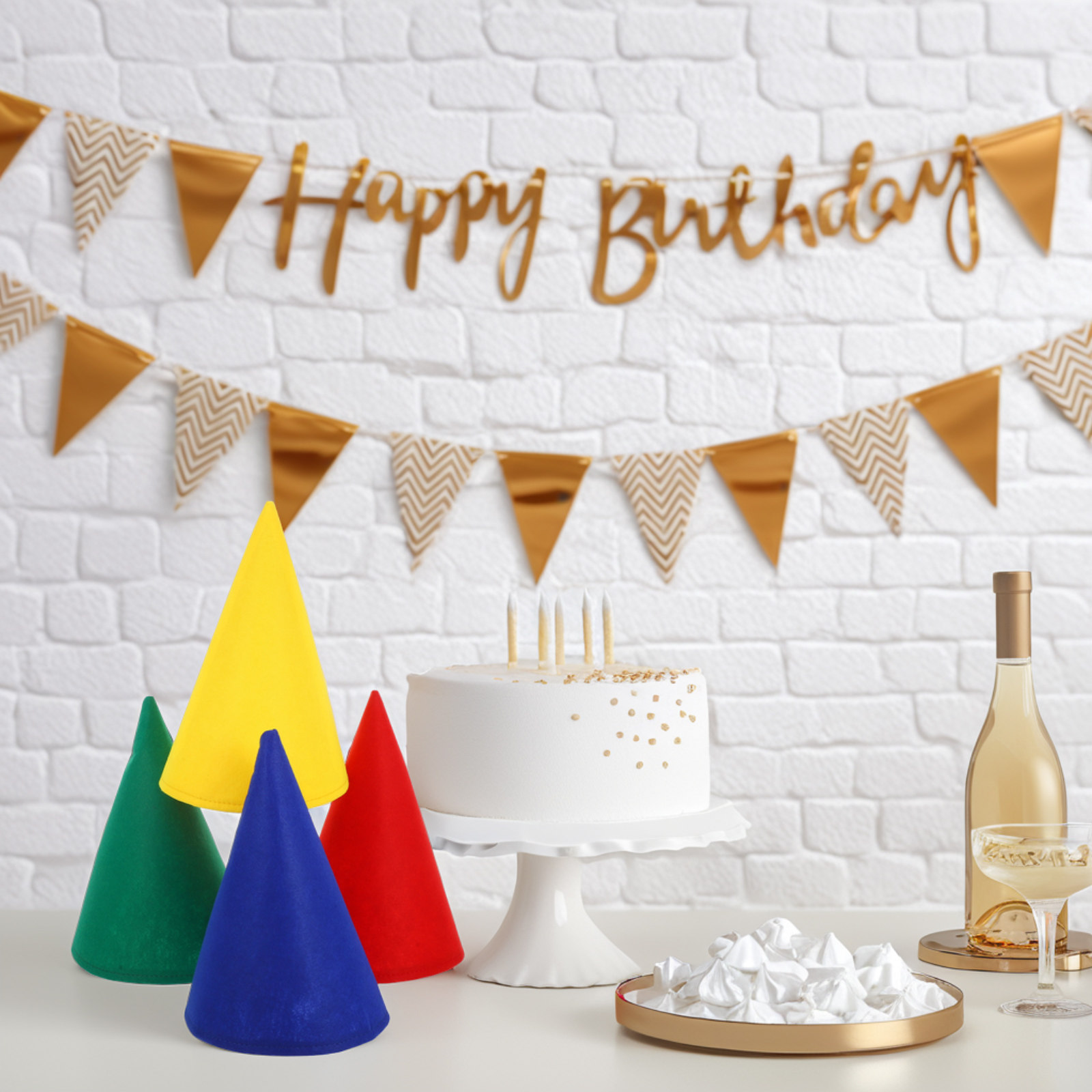 4 Stück Filz-Kegelhüte für Zwe – Party Hat Cone Bewertung und Preis