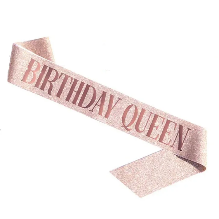 Geburtstag Königin Krone Mädch – Birthday Sash Glitter Bewertung und Preis
