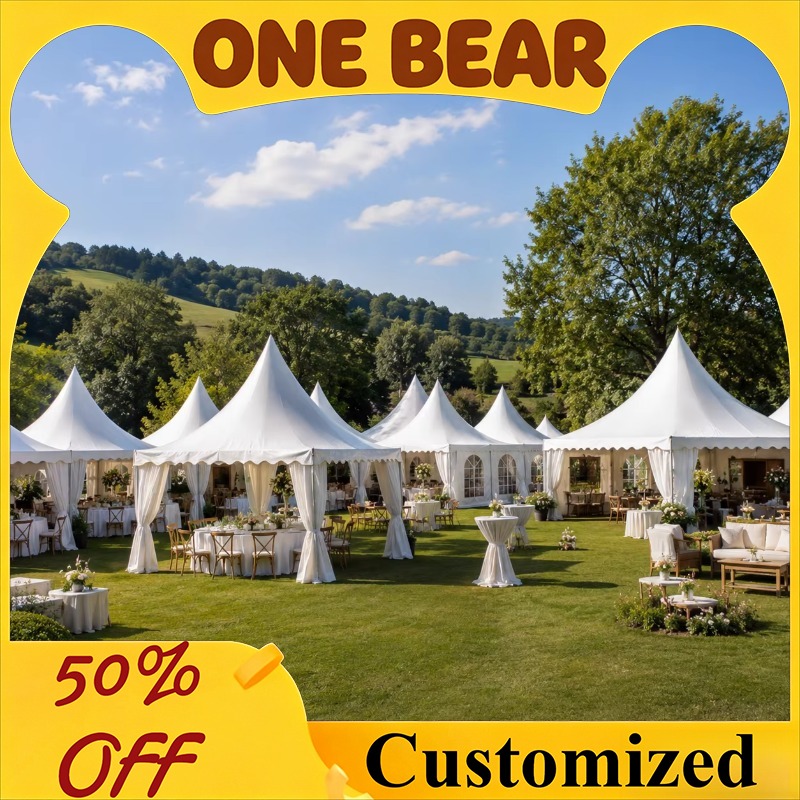 Anpassbares weißes Pagodenzelt – Event & Party Supply Photos Bewertung und Preis